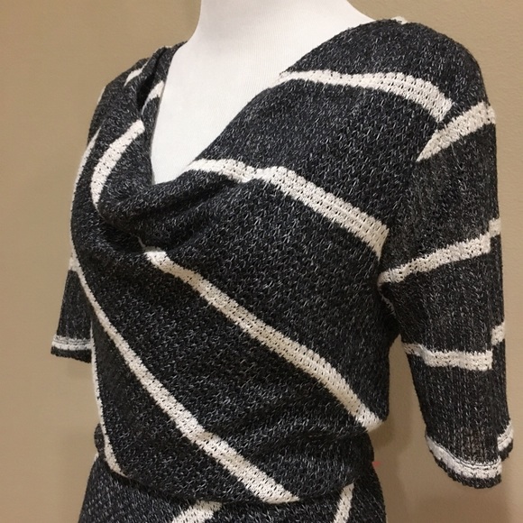 Corey P. Draped Front Sheath Sweater Dress - Picture 2 of 2